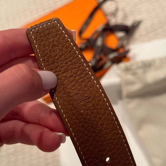 Hermes reversible leather belt (emblem not included) - Picture 6 of 6